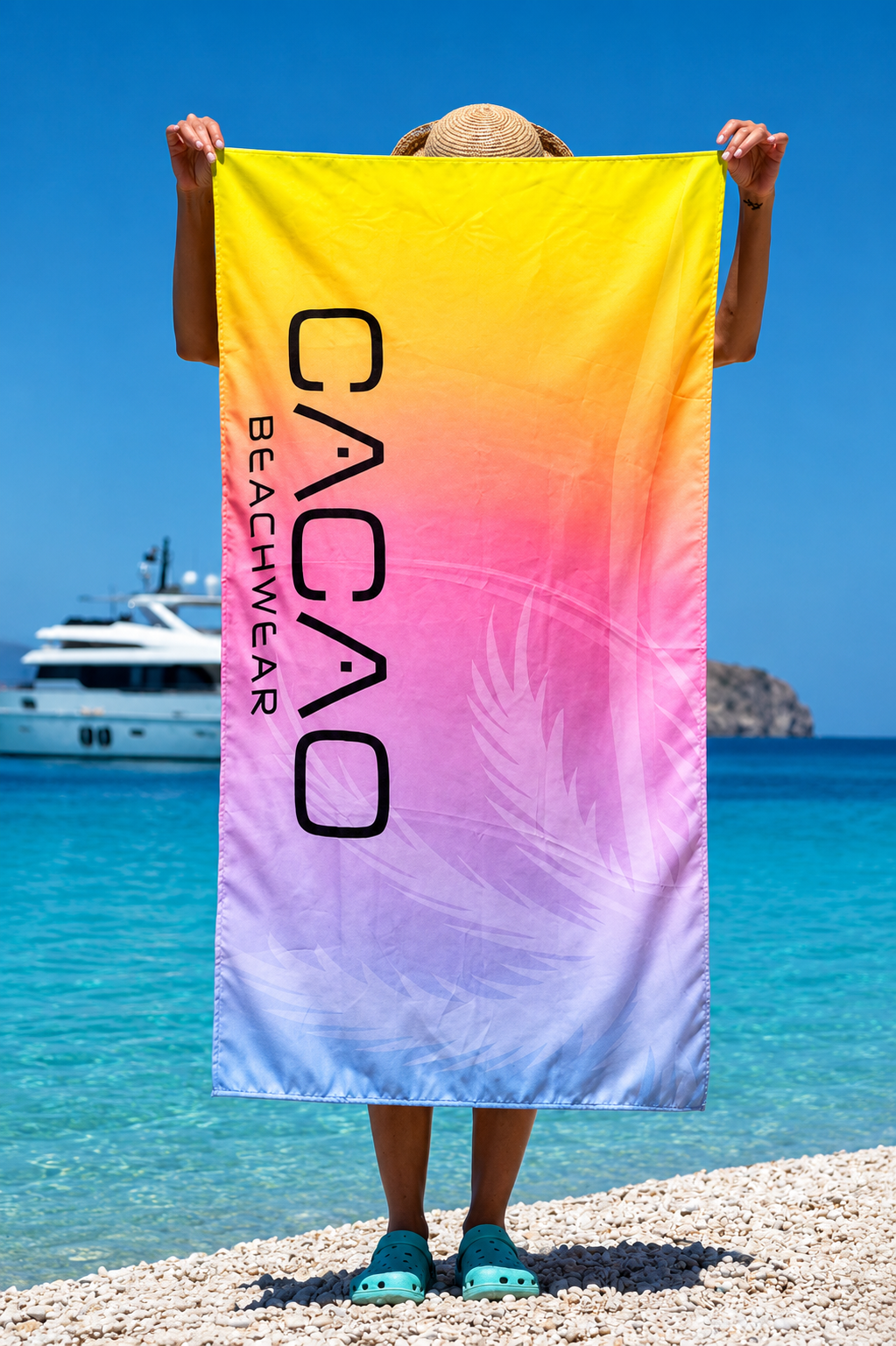 CACAO NanoDry Ultra Beach Towel 75 × 160 cm