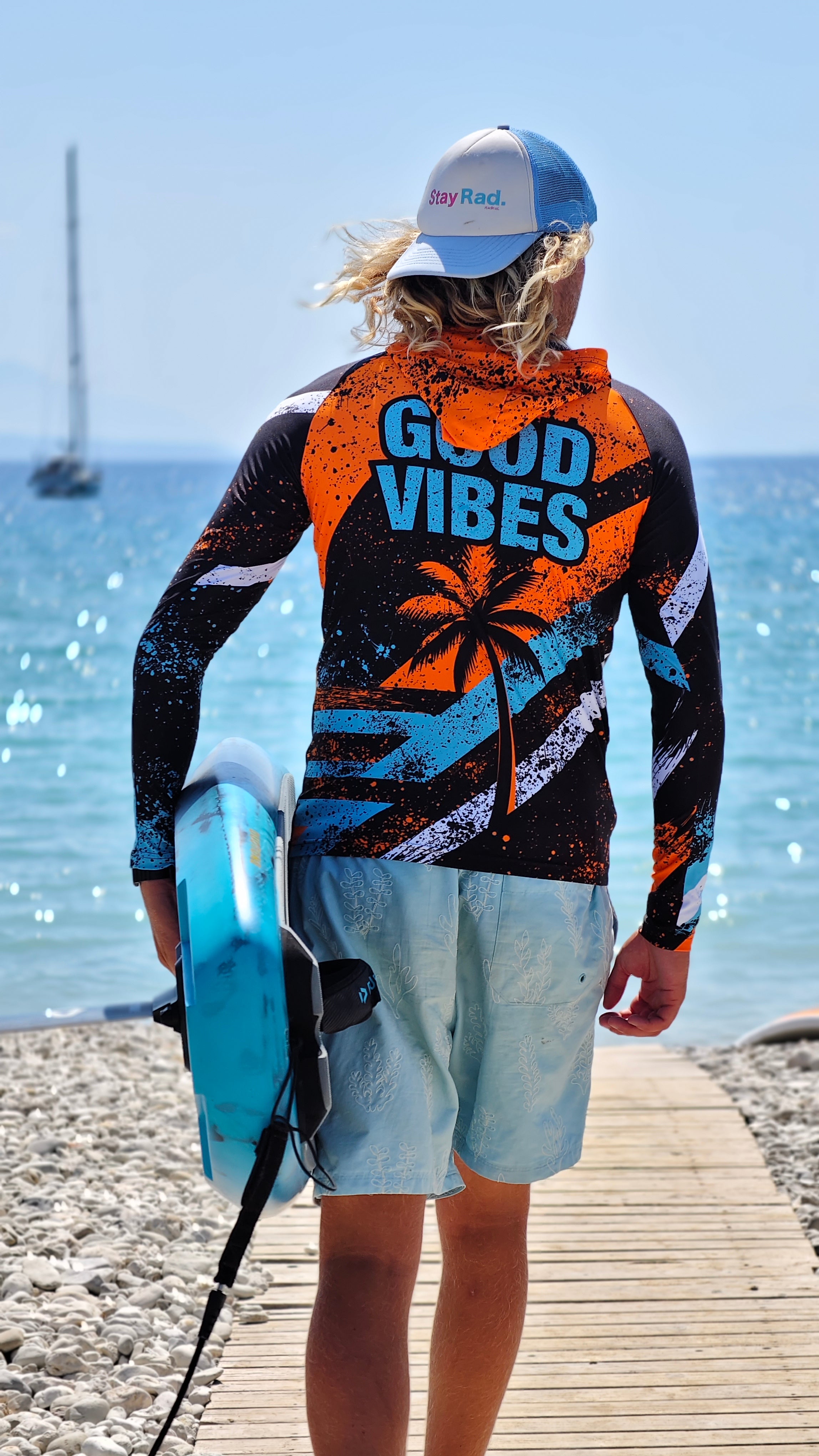 Blue Spirit men’s rashguard CACAO Beachwear™️ with UV Protection