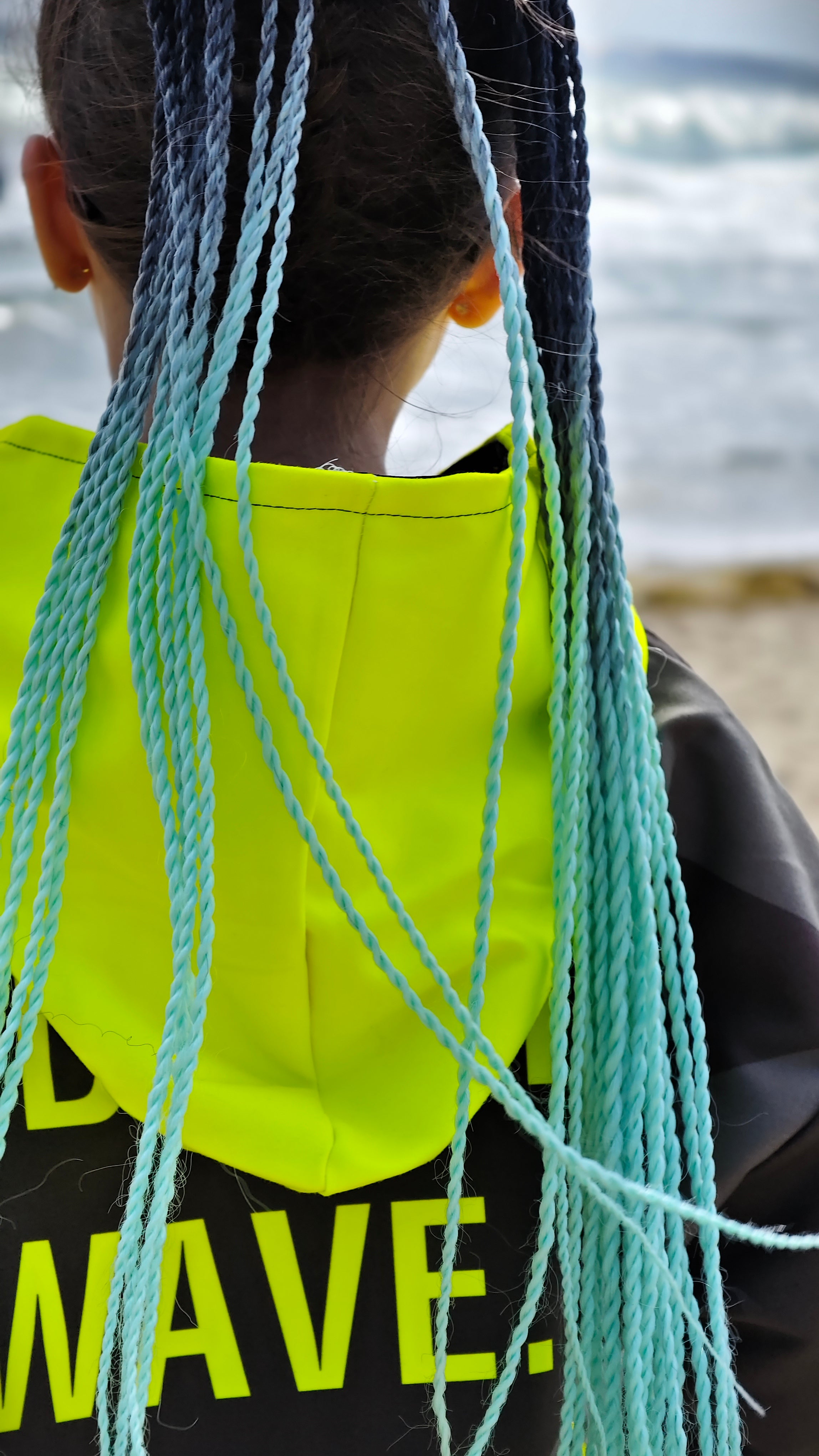 Solar Vibes children’s beach poncho NanoDry Ultra™ towel with hood, zipper and pockets – CACAO Beachwear™