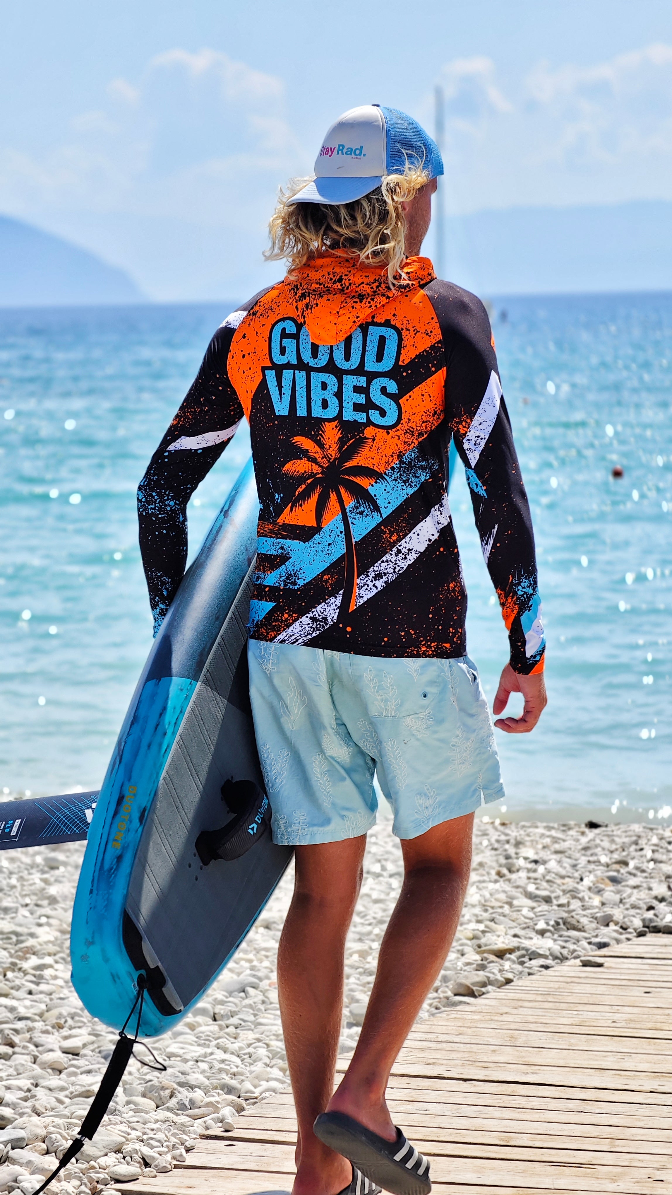 Blue Spirit men’s rashguard CACAO Beachwear™️ with UV Protection