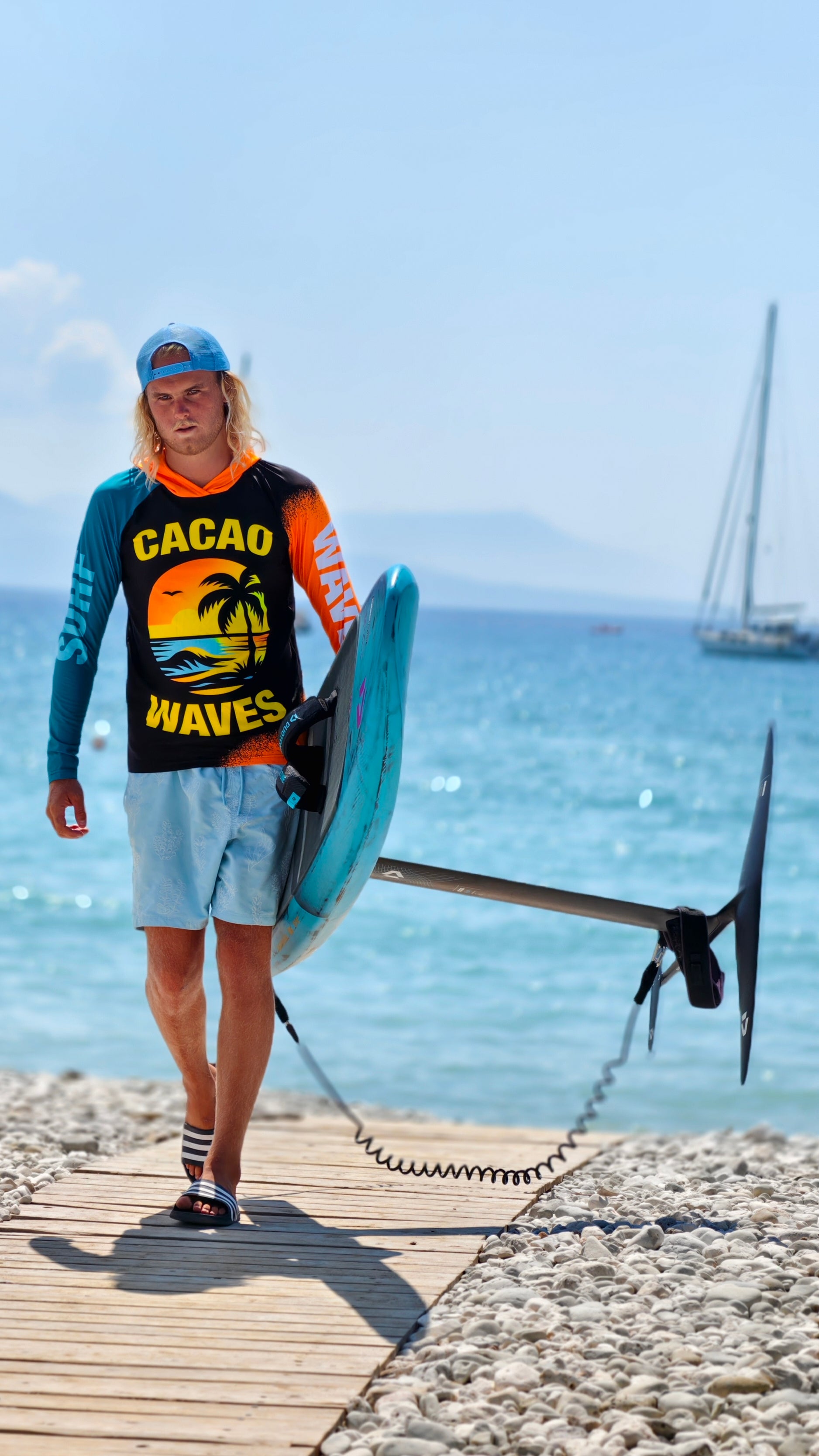 Reef men’s rashguard CACAO Beachwear™️ with UV Protection