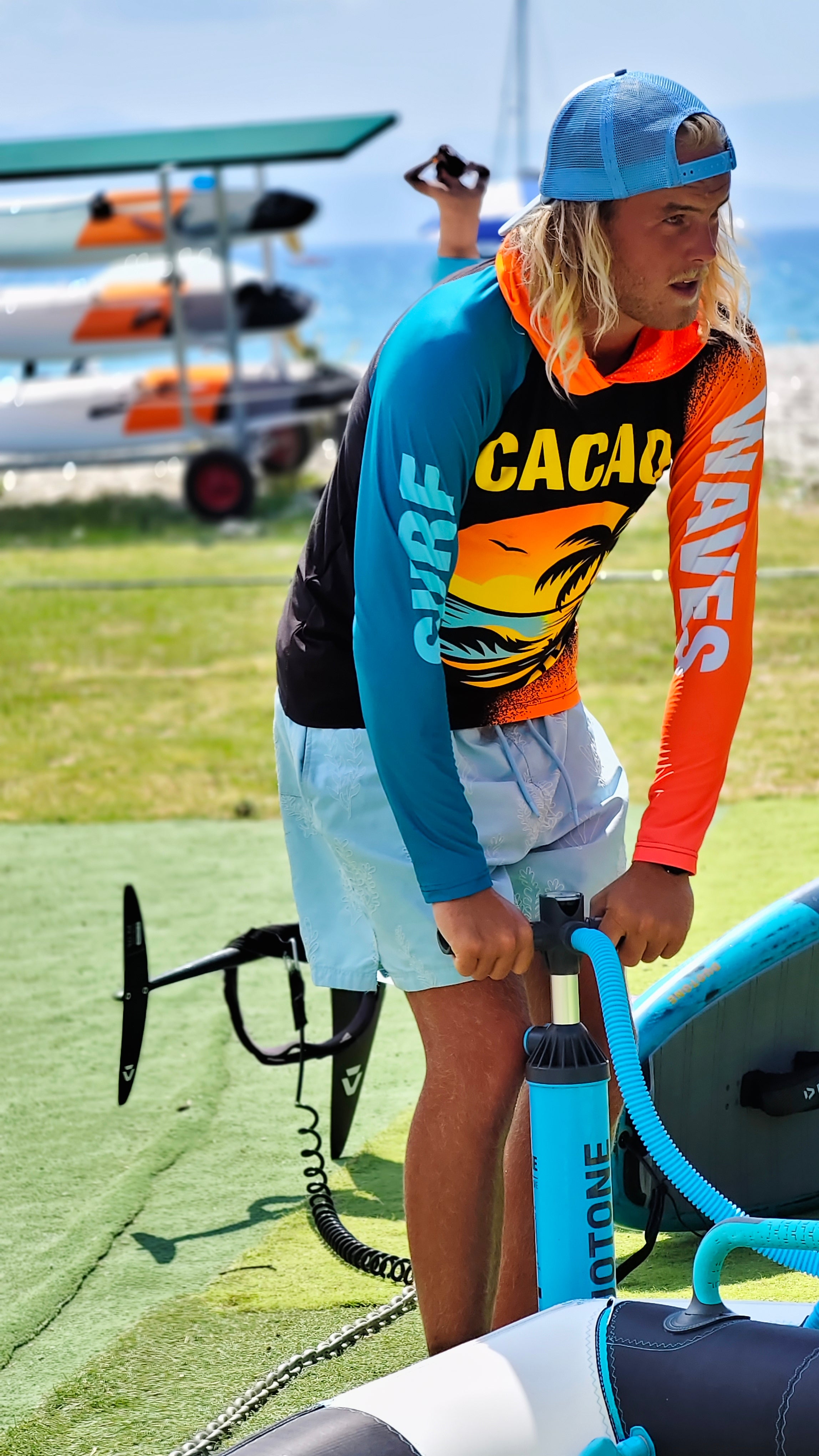 Reef men’s rashguard CACAO Beachwear™️ with UV Protection