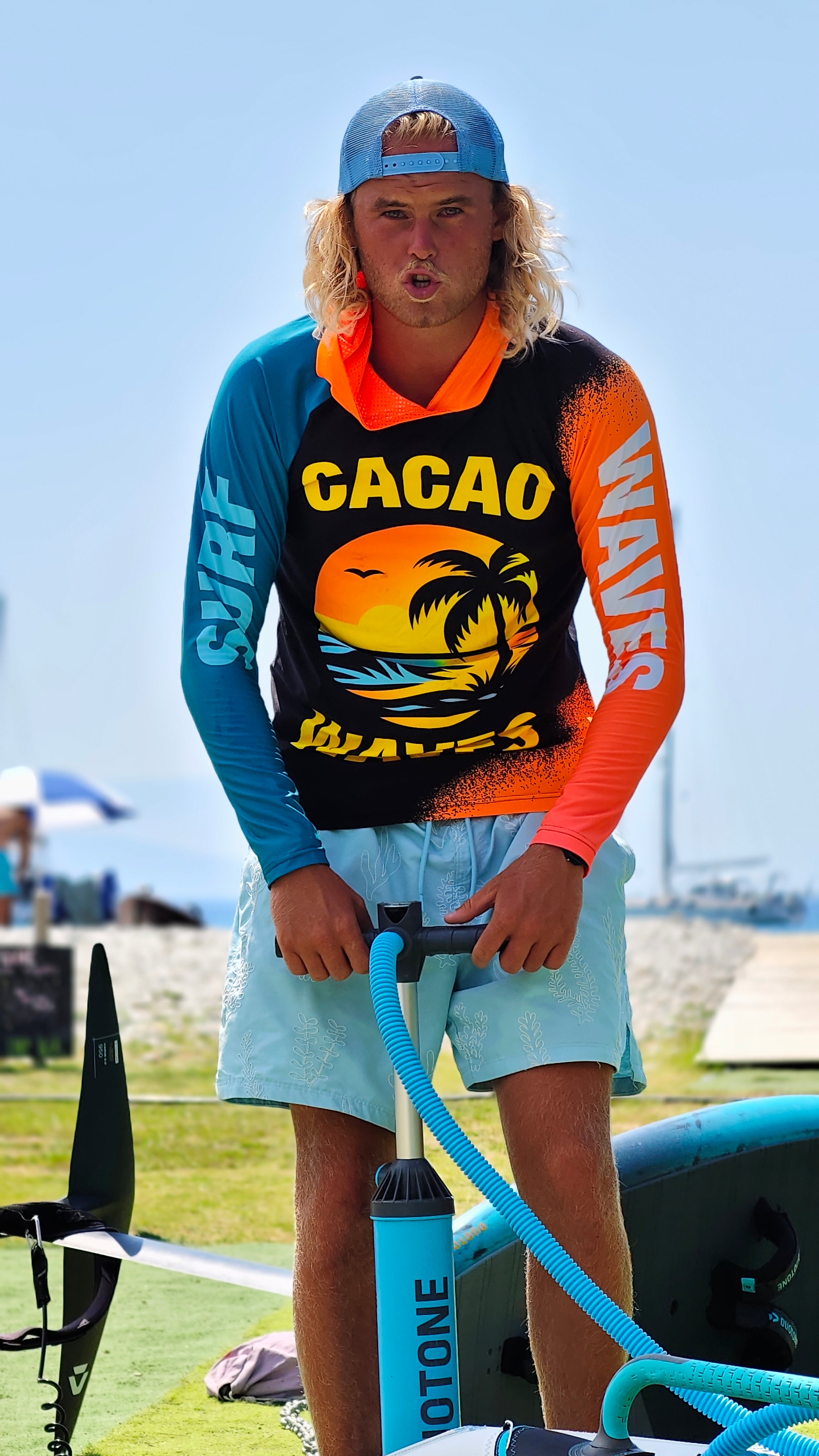 Reef men’s rashguard CACAO Beachwear™️ with UV Protection