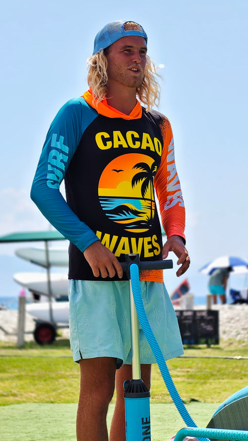 Reef rashguard para hombre CACAO Beachwear™️ con protección UV
