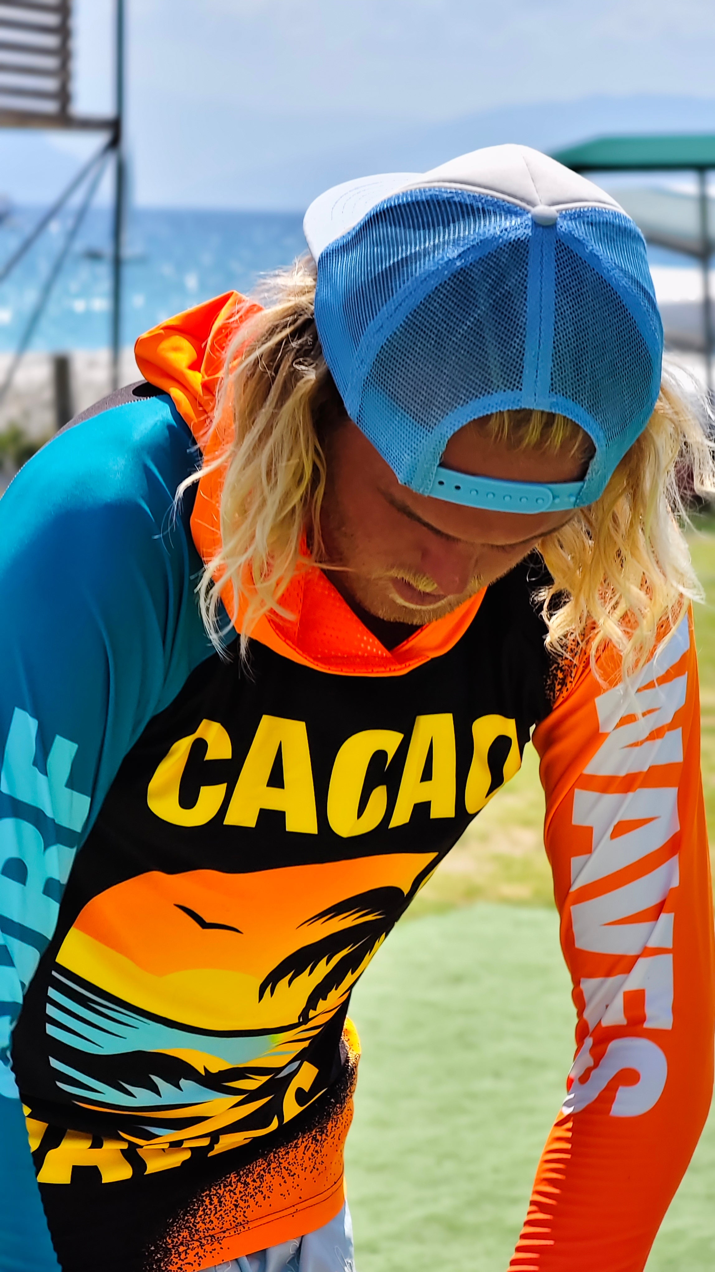 Reef men’s rashguard CACAO Beachwear™️ with UV Protection