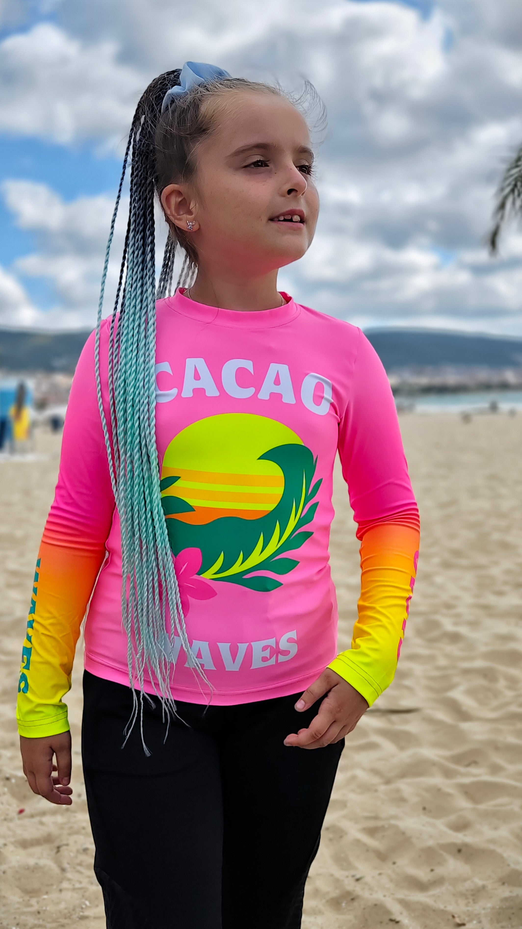 Sunshine children’s rashguard CACAO Beachwear™️ with UV Protection