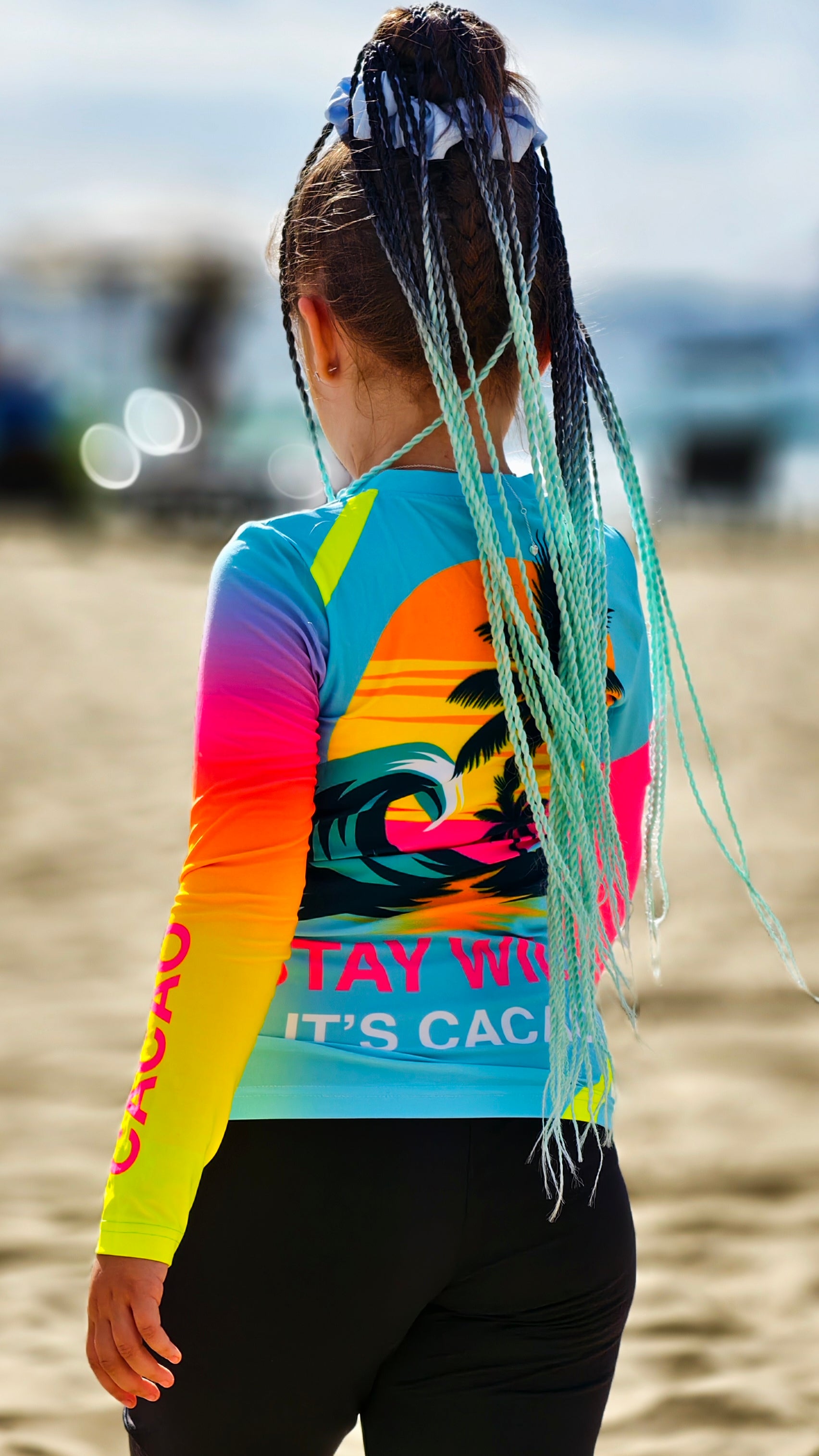 Ocean Joy children’s rashguard CACAO Beachwear™️ with UV Protection