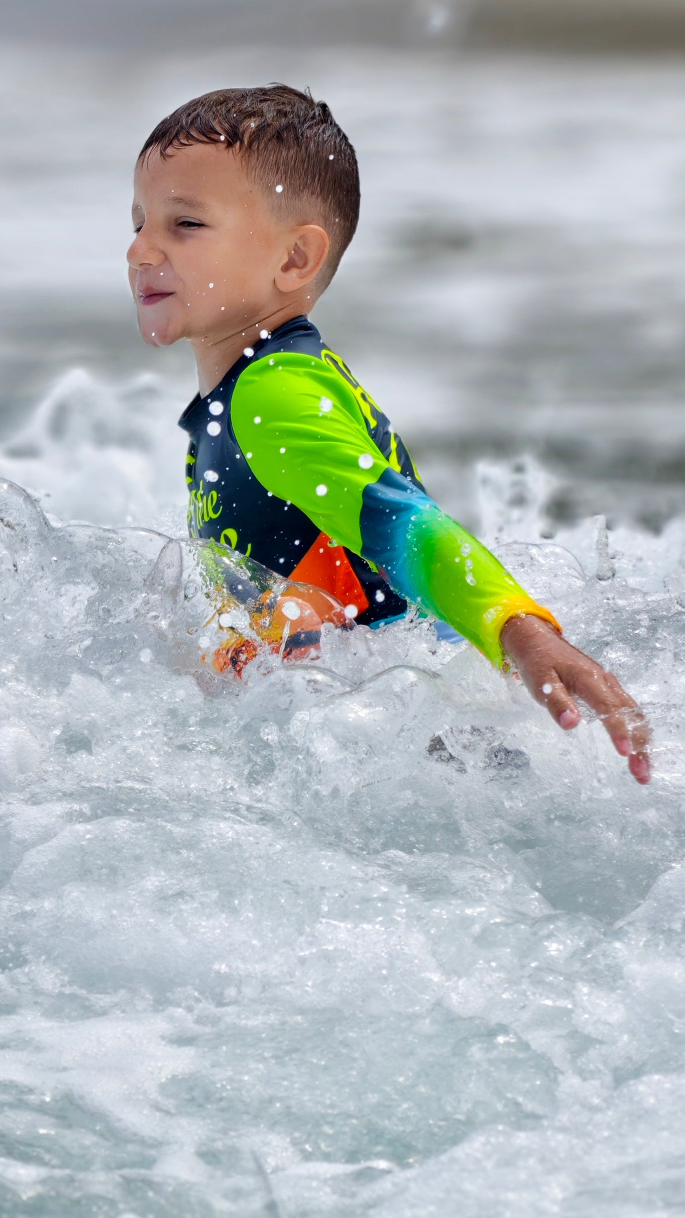 Beach Rider children’s rashguard CACAO Beachwear™️ with UV Protection