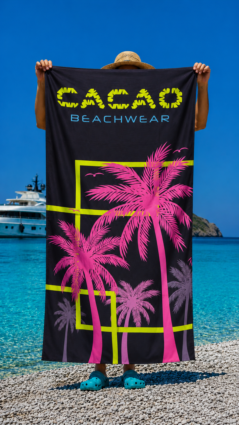 Toalla de Playa CACAO NanoDry Ultra Blue 75 × 160 cm (Copia)
